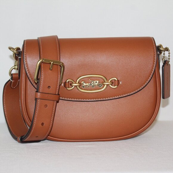 COACH Harley Crossbody Bag in Burnished Amber - Picture 3 of 7